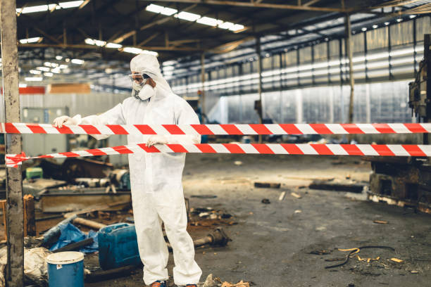 Professional Biohazard technician working in Central City, KY